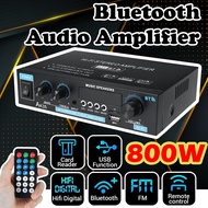 HIFI Audio Amplifier Bluetooth 800W Dengan Remote Control - FM Radio - Equalizer - EQ - Power Audio - Power Amplifier - Power Ampli - Audio Ampli - Amplifier Audio - Ampli Audio - Home Amplifier - Home Ampli - Audio Amp - Sound System