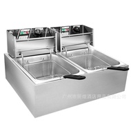 Electric Deep Fryer Oil Fryer Commercial Electric Double Tank Double Sieve Fryer Electric Deep Fryer