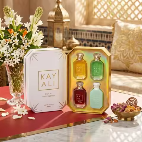 KAYALI Gender-Neutral Perfume Discovery Box 120ml 4x30ml Enduring High-End Scent Trio/Quartet Indulg