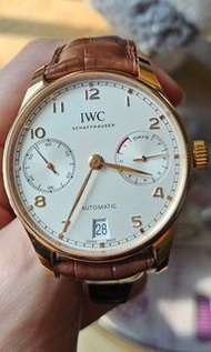 Iwc 500701 portuguese 5007 red gold