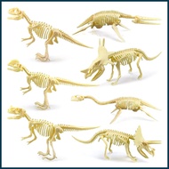 7 Pieces Dinosaur 3D Puzzle 7 Pieces Hands Craft 3D Dinosaur Puzzle Simulation Dinosaur Skeletons ST