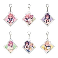 Anime Keychain Aokana Four Rhythm Across the Blue transparent mica character Kurashina Asuka Tobisaw