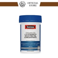 Wellings Swisse 4X Fish Oil 1800mg | High Concentrate Omega3 60 Softgels** Wellings Swisse 4 倍鱼油 180