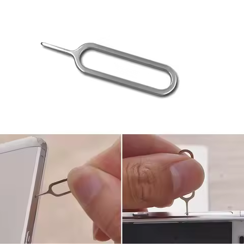 200K Mobile Phone SIM Ejector Tool Eject Sim Card Tray Open Pin Needle Key Tool For Apple iPhone iPa