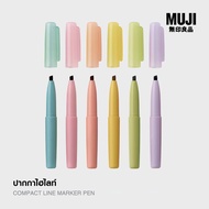 Muji Highlighter Pen hilighter Compact Line Marker Highlighter Pen Highlighter Pen Set