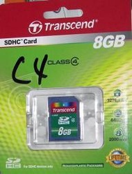 ...點子電腦-北投...全新◎創見Transcend 8G◎SDHC 記憶卡 CLASS 4 C4 280元