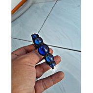 Macrame Bracelet 5 Blue Cyclop Stones