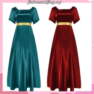 Bridgerton Costumes for Women 1800s Dress Satin Vintage Regency Dress Victorian Ball Gown Jane Auste