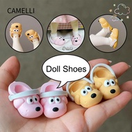 CAMELLI Doll Slippers, Animal for Time To Chill Filled Doll Shoes, Fashion Photo Props Multicolor So