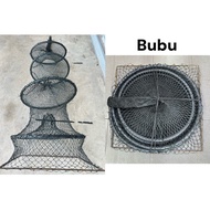 (FOLDABLE CRAB FISHING NET CRAWDAD SHRIMP) BUBU NAGA UNTUK SUNGAI BUBU PANJANG UDANG JARING IKAN (TU