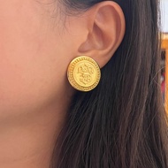 •Duchess• MONET貴族徽章鈕扣耳環