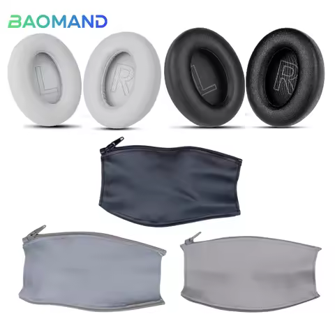 Q30 Q35 Earphone Ear Pads For Anker Soundcore Life Q10 Q20 Q30 Q35 Earpads Sponge Soft Foam Cushion