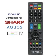 Sharp LED TV Remote Control RM-L1238 for GB225WJSA GA976WJSA GB217WJN1 GBIOIWJSA GB215WJN1 GB147WJSA GB291WJSA