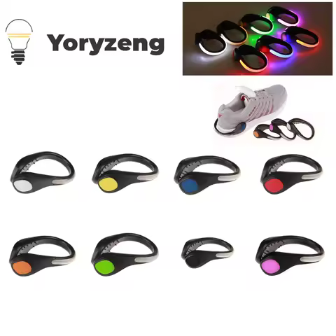 1Pcs Outdoor Shoe Clip Light Night Running Cycling Bicycle Safety Warning LED Luminous Strong Light