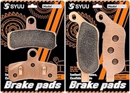 S SYUU Motorcycle Sintered Brake Pads Front and Rear Compatible with FLSTFB Fat Boy Special/LO 2010-