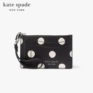 KATE SPADE NEW YORK MORGAN SUNSHINE DOT COIN CARD CASE WRISTLET KF565 กระเป๋าสตางค์