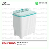 Mesin Cuci 2 Tabung 9 Kg Polytron Pwm 9076 [Bdg] New Stock