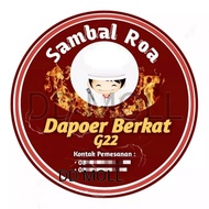 100 PCS CETAK LABEL STIKER PRODUK MAKANAN MINUMAN KEMASAN STICKER LABEL MERK SENDIRI NAMA JUALAN BOT