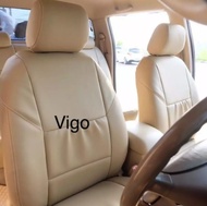 ชุดหุ้มเบาะ TOYOTA VIGO เก่า-ใหม่ ใส่ได้ทุกรุ่นปี  4ประตู หน้า-หลัง หุ้มเบาะแบบสวมทับ เข้ารูปตรงรุ่นชุด หนังอย่างดี ชุดหุ้มเบาะรถยนต์ หนังหุ้มเบาะ