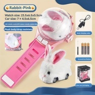 Watch Electric Toy Mini 2.4g Remote Control Toy Car Rechargeable Cute Plush Car Kid Birthday Gift