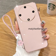 Casing for Huawei Honor X9B X9A X9 4G 5G X50 X40 Magic 5 Lite 手机壳韩式6D软硅胶豪华电镀手机壳+免费挂绳 6DDD