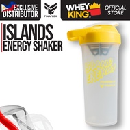 FINAFLEX Islands Energy Shaker Clear Yellow Shaker Shaker Bottle Shaker Protein Bottle