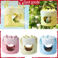 WIN Cake Shaped Bird Tent House Bird Sleep Hammock Hideaway for Parakeets
