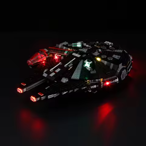 Lighting Set For LEGO The Dark Falcon Starings Wars 75389 Not Include Building Block (Only Led Light