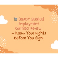 🛒 [READY SERVICE] Employment Contract Review – For Employer & Employee | Fast & Confidential
