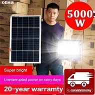 10-year warranty5000W Lampu Solar Light Outdoor Lighting LED Solar Spotlight Waterproof IP67 Solar S