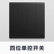 ปลั๊กไฟ LeGrand Matte Panel Simple Joy Black 1 กิโลวัตต์ 1 ช่อง 5 ช่อง ติดตั้งในผนัง 86 แบบ ปลั๊กแอร