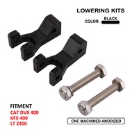 ATV Front Lowering Kit, Lowering Block Mount Set, 3.5 Inch Accessory Replacement for CAT DVX 400, KF