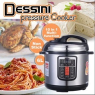 READY STOK DESSINI PRESSURE COOKER 6L 8L