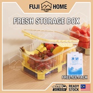 🏠READY STOCK🏠 Refrigerator Freezer Storage Box Food Vegetable Fruit Storage Box Fridge Organizer Dra