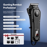 Ckeyin Hair Clipper Multifunctional Men Hair Trimmer Powerful Battery Electric Professional Barber R