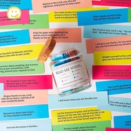 Sunshineshop Bible Verse Jar Spanish Scripture Prayer Hope Bible Verse Jar Decoration Positive Think