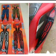 LOKAL PCX 150 2018 LOCAL MOTORCYCLE CARPET PCX 150 2018 FOOT REST - Silver, Pcx