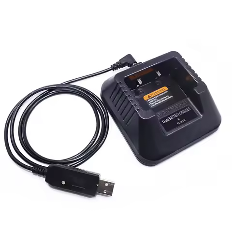 Baofeng USB Desktop Base/Car Battery Charger for Baofeng UV5R Plus UV5RE UV5RA Li-ion Charger Radio 