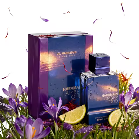 Amber Oud Dubai Night Unisex Eau De Parfum 60ml Warm Spicy Oriental Scent Saffron Bergamot Opening O