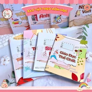 Combo of Grade 1, 2, 3 Subject Covers, Colorful Textbook Covers, Student Notebook Covers A5, B5.