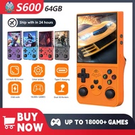【R36S Upgraded Version】S600 Retro Handheld Game Console Support PSP PS1 18000+Games, 30+ Arcade Game