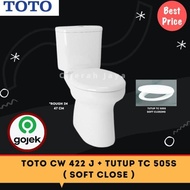 Closet Duduk Toto Cw 422 J / Kloset Duduk Toto Cw422J Dual Flush Murah