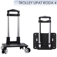 4-Wheel and 6-Wheel Folding Trolley for Bags
