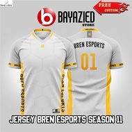 Nana】New Bren Esports T-shirt Jersey Gaming Jersey Customize CUSTOM Ml Free Nickname MPL Gaming Jersey Philippines Season 10 S10 Bren Lang Malakas Esports Jersey Customized Ph Codm