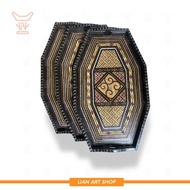 Toraja Carved Wooden Tray (46x28)