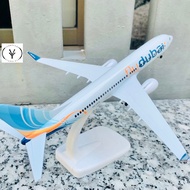 Airplane Model "FLY DUBAI" High Quality Alloy 20cm Scale 1:400 With Wheels