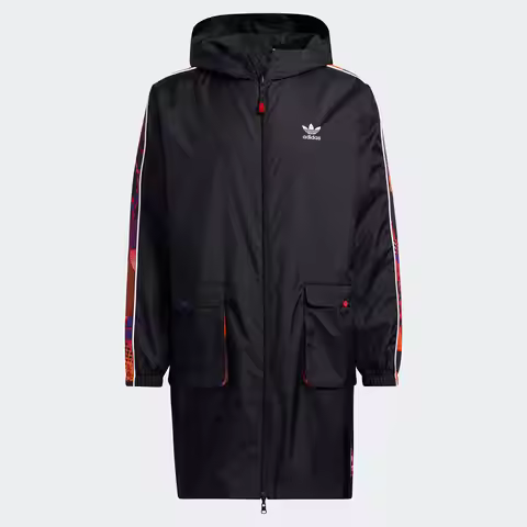 Adidas Genuine Three Stripes CNY Parka Men's Spring and Autumn Hooded Sport Jacket GN5451