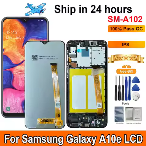 5.83"Screen For Samsung Galaxy A10e LCD Display Touch Panel Digitizer Assembly Replacement LCD With 