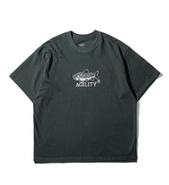 JKS AGILITY CREW LOGO Tee / DarkGreen［RS6-CREW］鮭魚刺繡 綠色