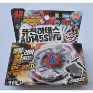 Takara Tomy Beyblade Trận Chiến Kim Loại Đầu Hợp Nhất BB123 BLEND DEATH AD145SWD 4D Với Bệ Phóng Ánh